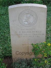 Dar Es Salaam War Cemetery - Bronkhorst, A J